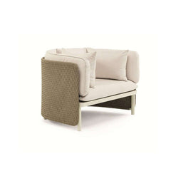 Outdoor Armchair with Cushion Pillow for Patio