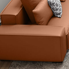 Large 108.3 inch brown sofa for comfortable seating and stylish home furnishings