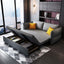 78.7 inch Cotton&Linen Upholstered Convertible Sofa Full Sleeper Sofa with Storage in Modern Design