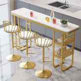 Blue Velvet Counter Height Swivel Bar Stools Set of 2 with Back ＆ for Kitchen Island