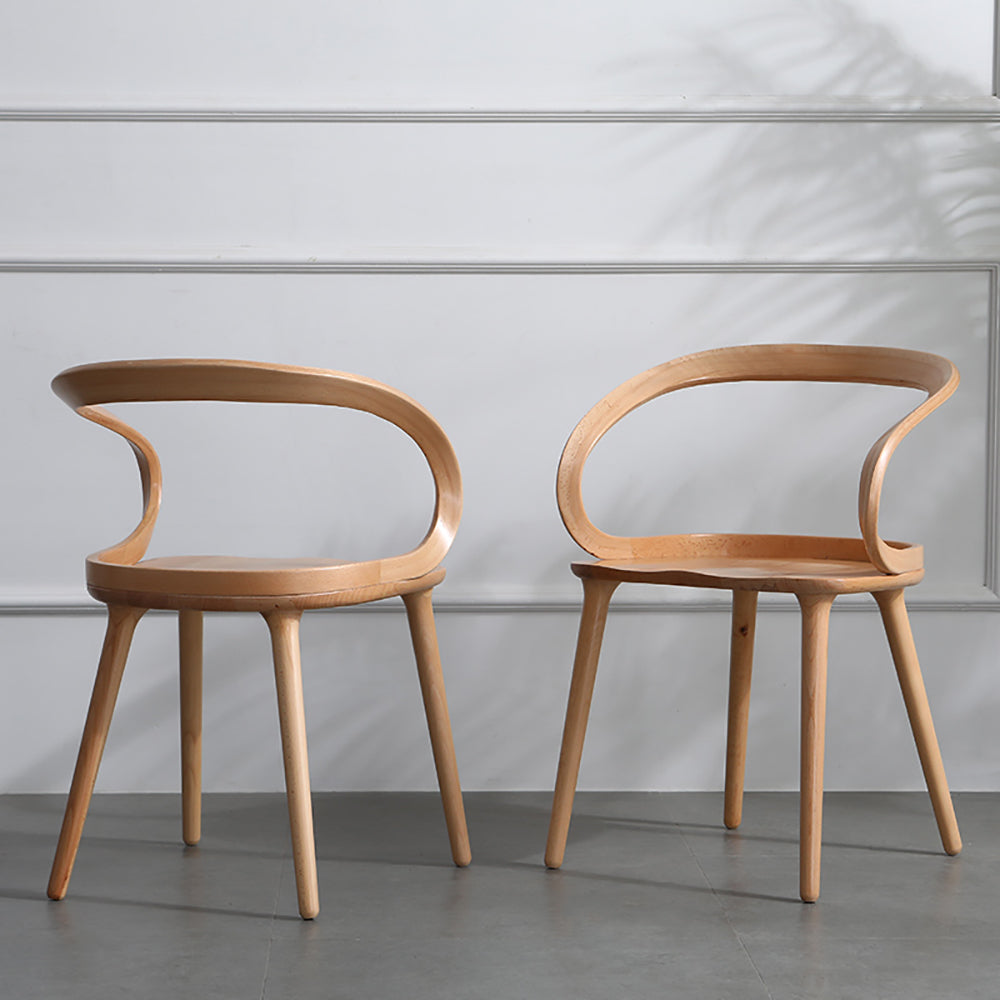 Sillas de comedor modernas y simples de madera maciza de fresno resistente,  silla de comedor de algodón y lino, silla de cocina para el hogar, sala de