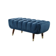 Modern Entryway Bench in Pink Velvet Upholstery for Elegant Home Decor