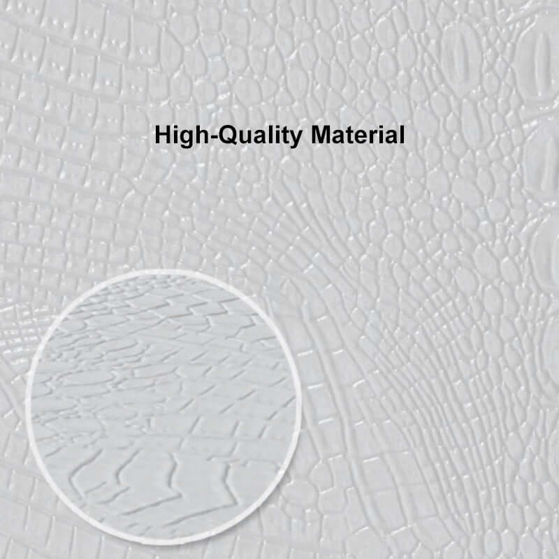 Stylish upholstered dining chairs in classic luxury black PU leather - 2 piece set