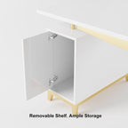 Black modern wooden executive writing desk and chair set for home office, 71 inches