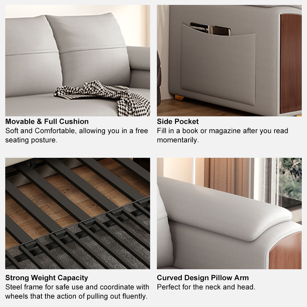 Canapé cuir modulable confort pivotant HYPEnKEYS