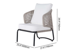 Outdoor seating ensemble perfect for patio, deck, or garden area