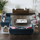 Beige Velvet Upholstered Sofa 3Seater Sofa Luxury Sofa Solid Wood Frame with Gold Legs