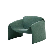 Contemporary deep green velvet accent chair perfect for stylish living room decor