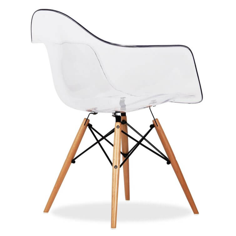 Chic and sophisticated see-through armchair