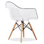 Chic and sophisticated see-through armchair