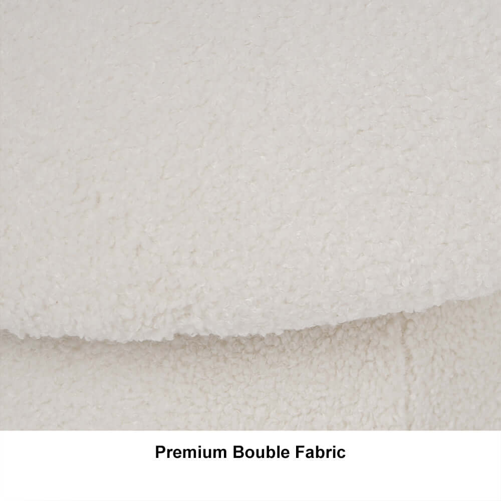 Charming mushroom ottoman stool with delightful upholstery