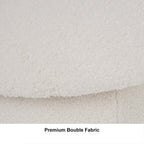 Charming mushroom ottoman stool with delightful upholstery