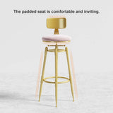 Modern Green Velvet Swivel Adjustable Counter Height Bar Stools Set of 2 with Back