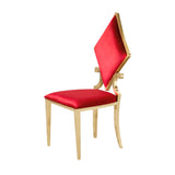 Modern Velvet Dining Chair, Vanity Stool, Bar Stool, Poker Chair with Golden Legs Poker Style