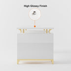 Black modern wooden executive writing desk and chair set for home office, 71 inches