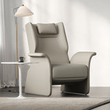 Modern Recliner Armchair with Adjustable Backrest Faux Leather Accent Chair Living Room