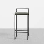 Fashionable White Velvet Counter Height Barstools Set of 2 with Back and Footrest for Modern Home Decor