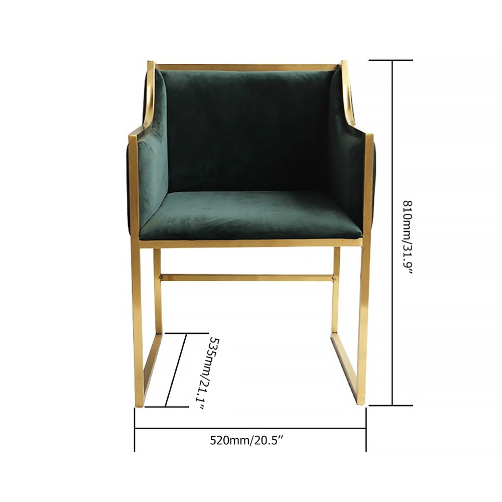 Modern Simple Lazy Single Sofa Chair Luxury Fabric Dining Chair