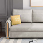 OffWhite Arm Full Sleeper Sofa Bed with Storage & Side Pockets Furniture