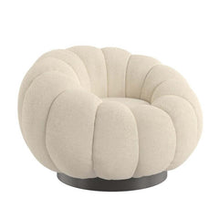 Humberto 36.6'' Wide Swivel Papasan Chair with Rotating Base for Versatile Lounge Seating