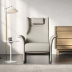 Sleek and modern recliner armchair with adjustable backrest for home relaxation