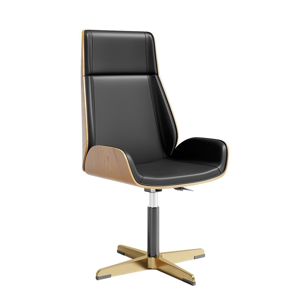 Leather Modern Home Office Chair Upholstered High Back Executive Chair Creative Chair