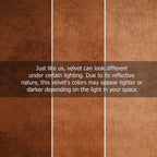 Chic MidCentury Modern Orange Bar Height Stool with Backrest (Set of 2) and Sumptuous Velvet Upholstery for Stylish Spaces