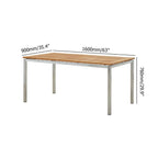 7-Piece Outdoor Dining Set with Durable Solid Wood and Aluminum Construction