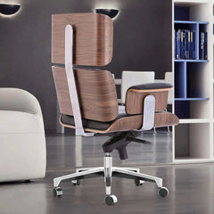 Ergonomic modern home office chair with adjustable height and swivel function for comfort and style