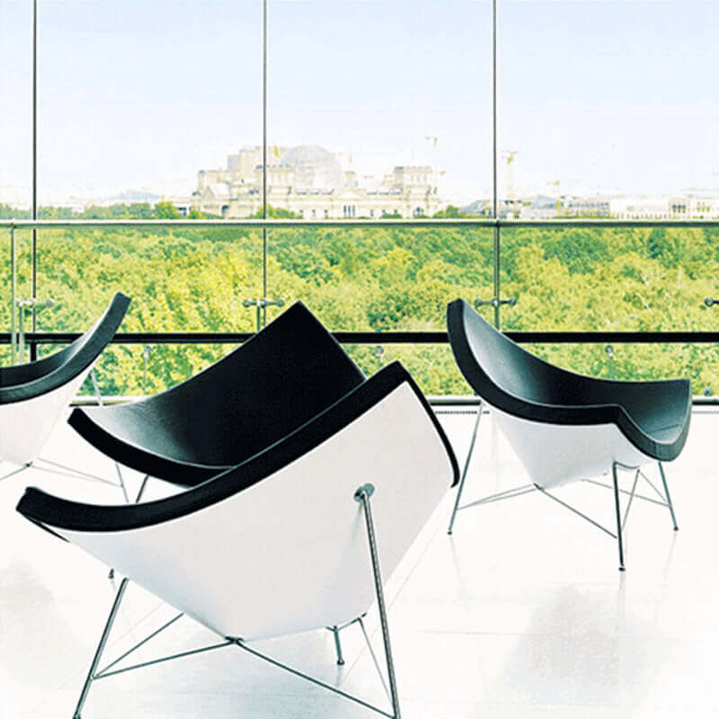 Florentia 42 inch wide papasan chair with comfortable cushion for cozy reading nook Main image