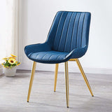 Dining Chairs with PU Leather Upholstery & High Back Dining Table Chair Set of 2