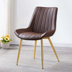 Sophisticated dining chairs featuring PU leather upholstery