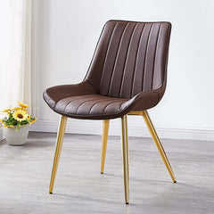 Sophisticated dining chairs featuring PU leather upholstery