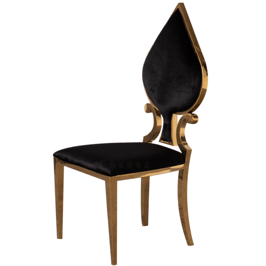 Vanity stool in plush modern velvet and gold-toned legs for a touch of glamour in any room
