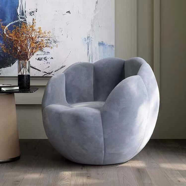 Blue Accent Chair Pumpkin Moon Pod Secondary image