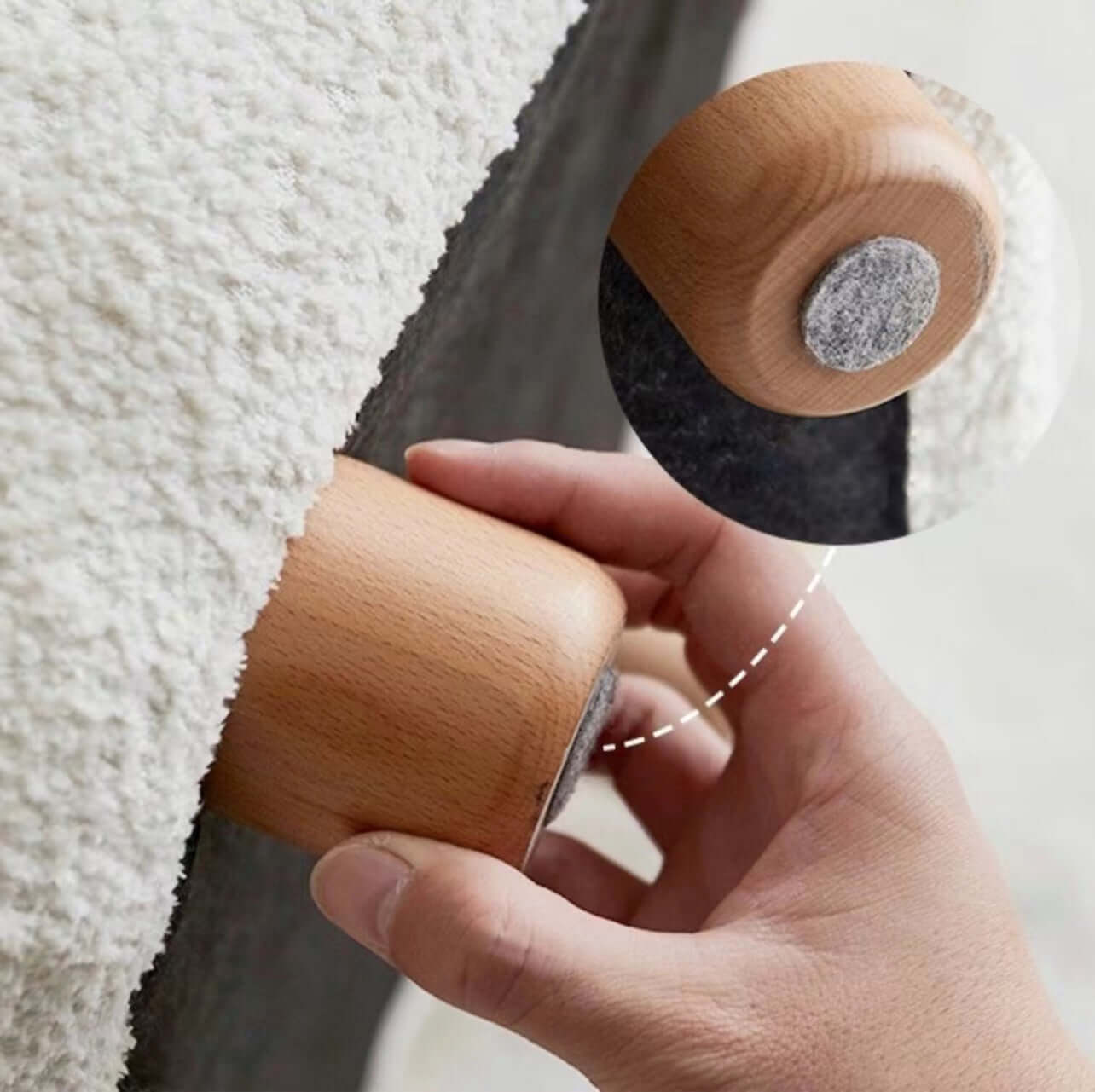 White children's boucle sherpa lounge chair with rabbit accent, cozy and stylish sofa