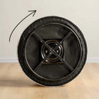 Cream swivel boucle sherpa accent chair without armrest, small and cozy for living room