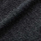 Light tan boucle sherpa lounge accent chair with wood base, modern and cozy design