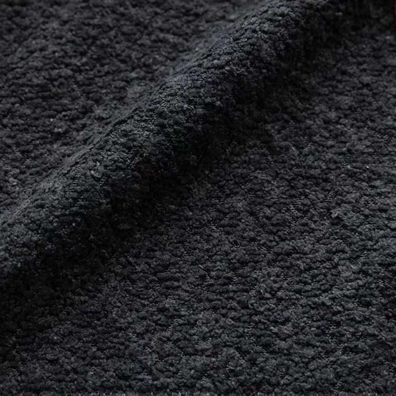 Light tan boucle sherpa lounge accent chair with wood base, modern and cozy design