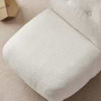 Elegant Brown Boucle Accent Chair with Luxurious Golden Legs and High Backrest