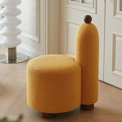 Tripod Accent Pink Boucle Sherpa Chair, a comfortable and stylish seating option for any space