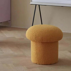 Nordic Boucle Mushroom Stool - Cute Scandinavian Style Stool for Kids' Room