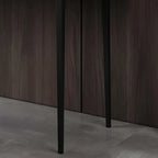 Stylish gray makeup vanity set with plush velvet surface dressing, adjustable mirror, and cushioned stool