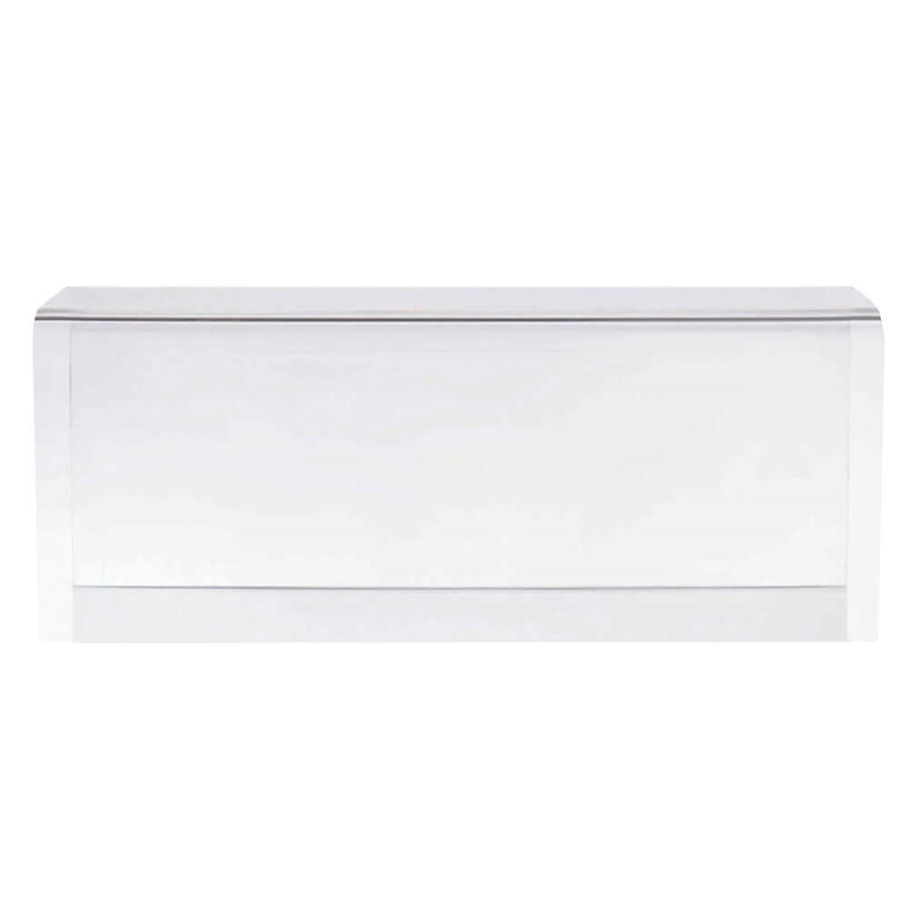 Stylish 42.1 inch clear acrylic backless bench for modern entryways