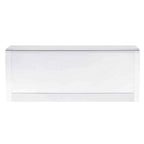 Stylish 42.1 inch clear acrylic backless bench for modern entryways