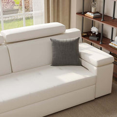 Versatile sleeper sectional with pull out bed, USB, and speaker for home