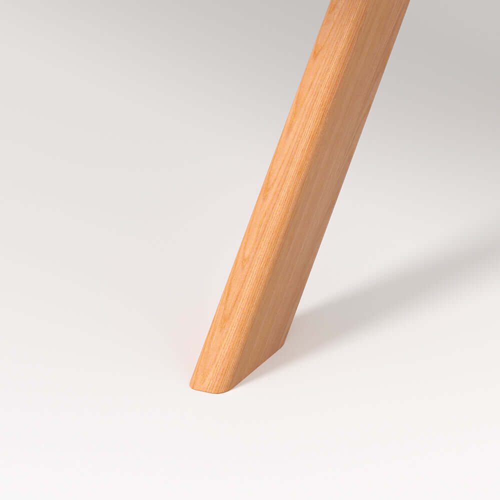 Teak wood outdoor dining set with glass top table and rattan armchair