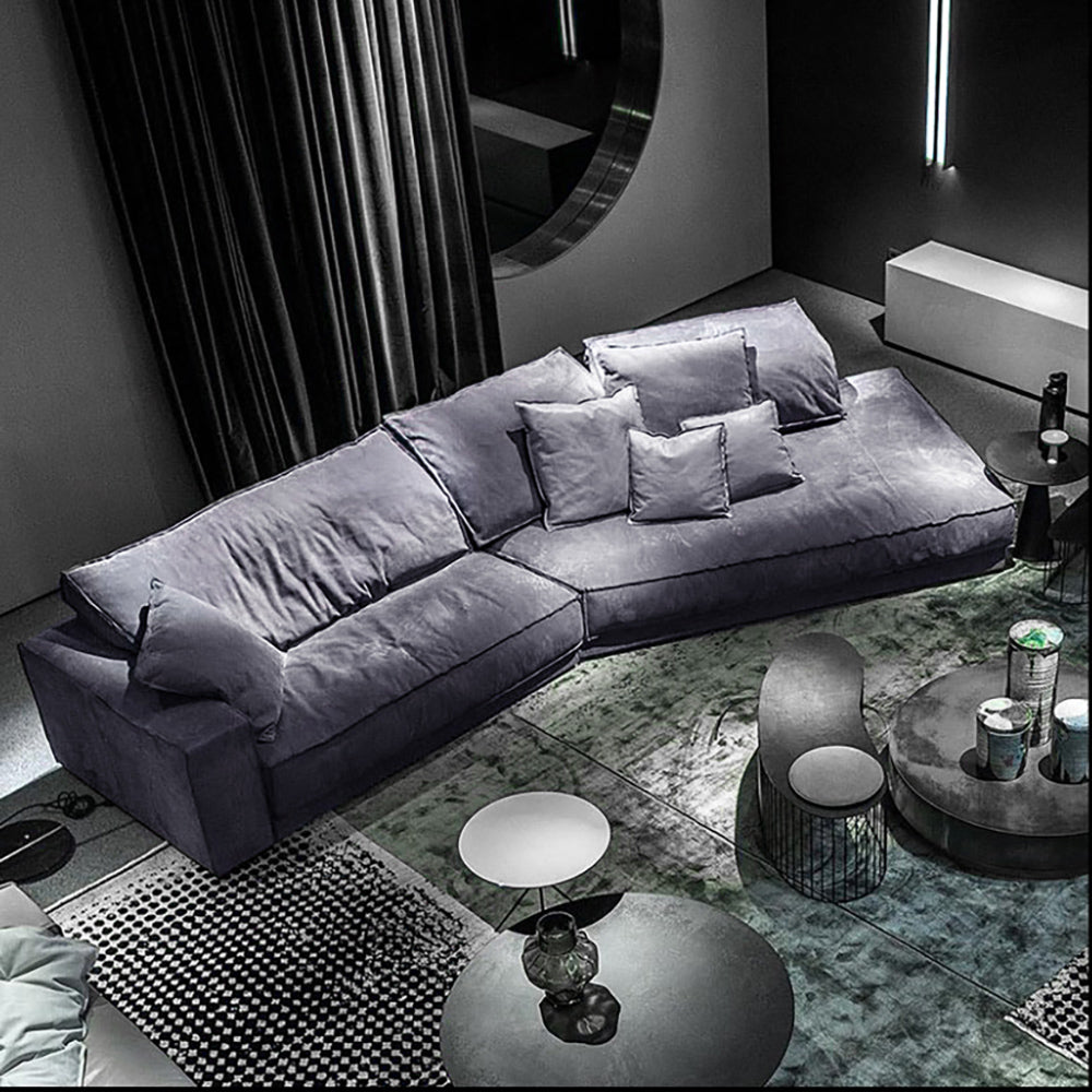 Sofás de sala de estar en gris -