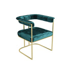 Soft and Plush Pink Velvet Upholstered Armchair Gold Accent Chair for Relaxed Reading Nooks