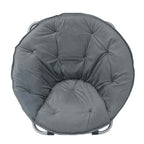 31.5'' wide velvet papasan chair designed for comfort and sophistication